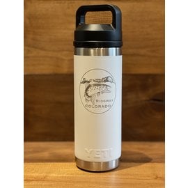 YETI Coolers Rambler 18oz Bottle Chug Cap Ridgway Co Logo