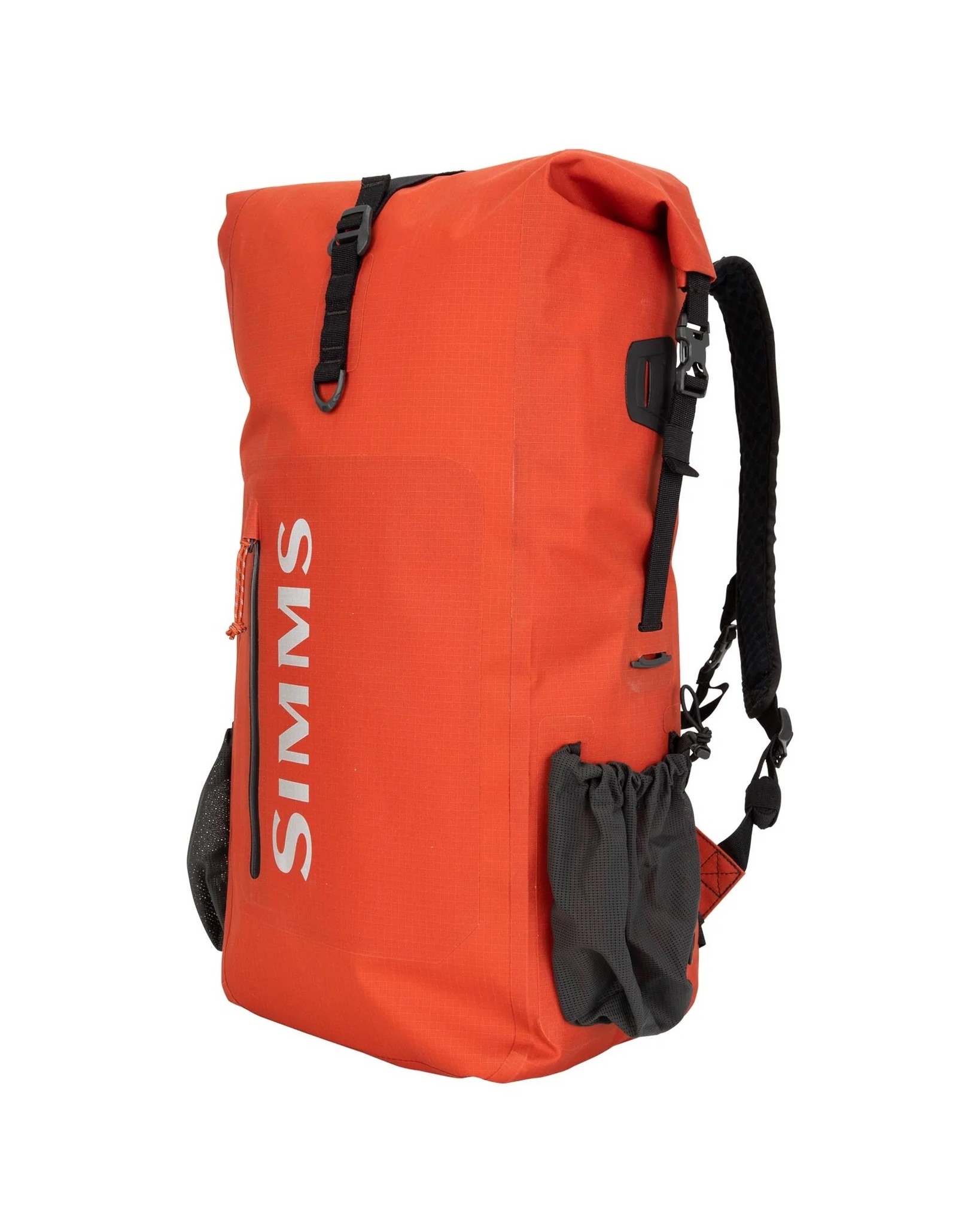 Simms Dry Creek Roll top Backpack - Simms Orange - RIGS Fly Shop