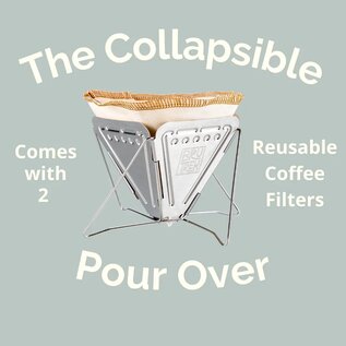 BruTrek Pour Over With 2ct Reusable Coffee Sock