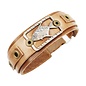 Sight Line Provisions Lost Cast Leather Bracelet -Oliver's Permit - Oyster Bamboo Collaboration
