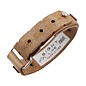 Sight Line Provisions Lost Cast Leather Bracelet -Oliver's Permit - Oyster Bamboo Collaboration
