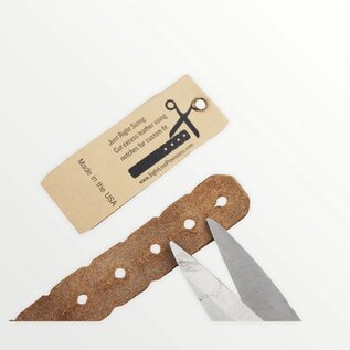 Sight Line Provisions Lost Cast Leather Bracelet -Oliver's Permit - Oyster Bamboo Collaboration