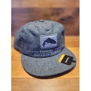 Simms Fishing Wool Trout Icon Cap - Graphite