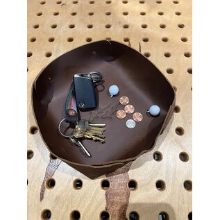 Whiskey Leatherworks Leather Desk Valet - Brookie Stamp