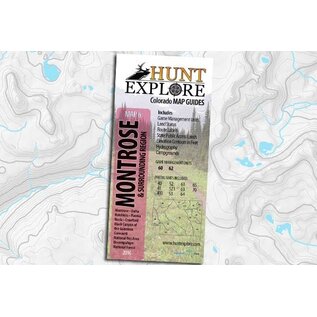 Hunt Explore Colorado Map Guide - Montrose