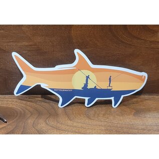 Rep Your Water Tarpon Sunrise Sticker