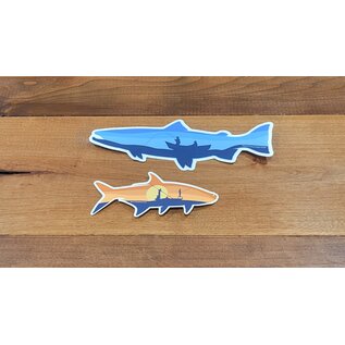 Rep Your Water Tarpon Sunrise Sticker