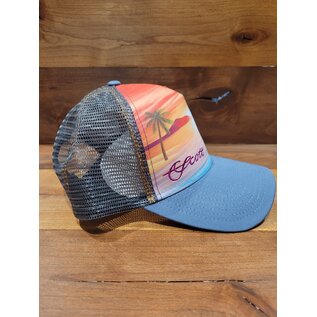 Scott Sunset with Permit Tail Hat