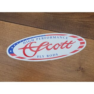 Scott Scott American Flag Sticker