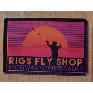 RIGS Fly Shop Fly Fisher Magnet