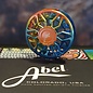 Abel Reels Abel SDF 5/6 Reel - Ported - Baja Fade - Orange Drag Knob - Red Aluminum Handle