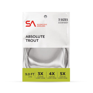 Scientific Anglers Absolute Trout Leader Assortment - 3 Pack