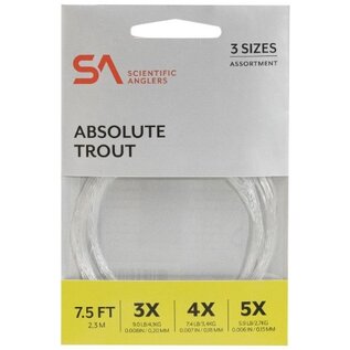 Scientific Anglers Absolute Trout Leader Assortment - 3 Pack