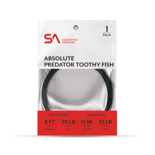 Scientific Anglers Absolute Predator Toothy Fish 35lb Leader