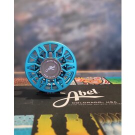 Abel Reels Abel Reels SDS 9/10 Fly Reel - Ported - Satin Teal - Satin Dark Brown Drag Knob - Rose Wood