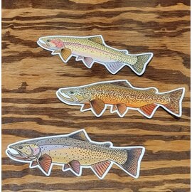 Casey Underwood Artwork & Design Casey Underwood Fish Stickers