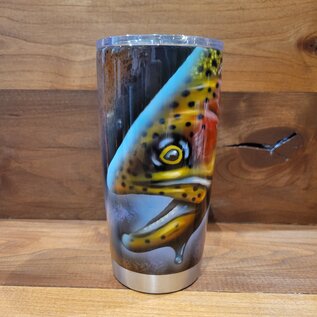 YETI Coolers Scaly Designs Trout Art - Yeti Rambler 20oz Tumbler