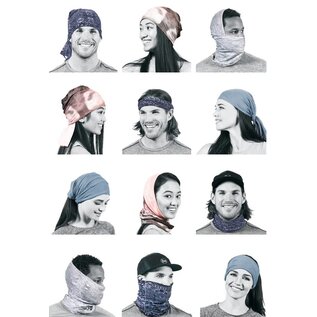 Buff Headwear Coolnet UV + Insect Shield - Solid Eclipse Blue