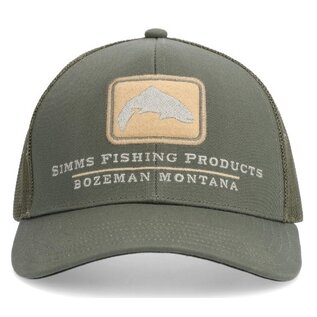 Simms Fishing Double Haul Icon Trucker - Smokey Olive