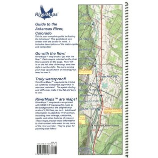 NRS, Inc. RiverMaps Arkansas River Colorado Guide Book