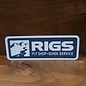 RIGS Elongated Logo Sticker