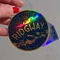 Ridgway Colorado Holographic Sticker