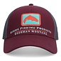 Simms Fishing Single Haul Small Fit Trucker - Mulberry