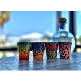 DeYoung DeYoung Trout Flank Shot Glass - Set of 4