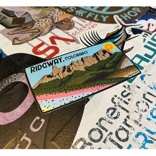Cimarron Trout Mountains Sticker