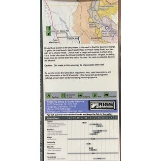 Troutmap Gunnison Gorge NCA - Chukar to Gunnison Forks (Pleasure Park)