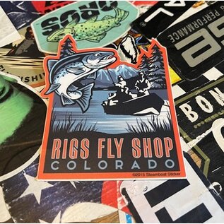 RIGS Fly Shop Sticker - Drift Boat