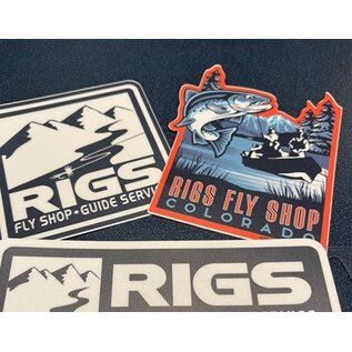 RIGS Fly Shop Sticker - Drift Boat