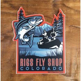 RIGS RIGS Fly Shop Sticker - Drift Boat