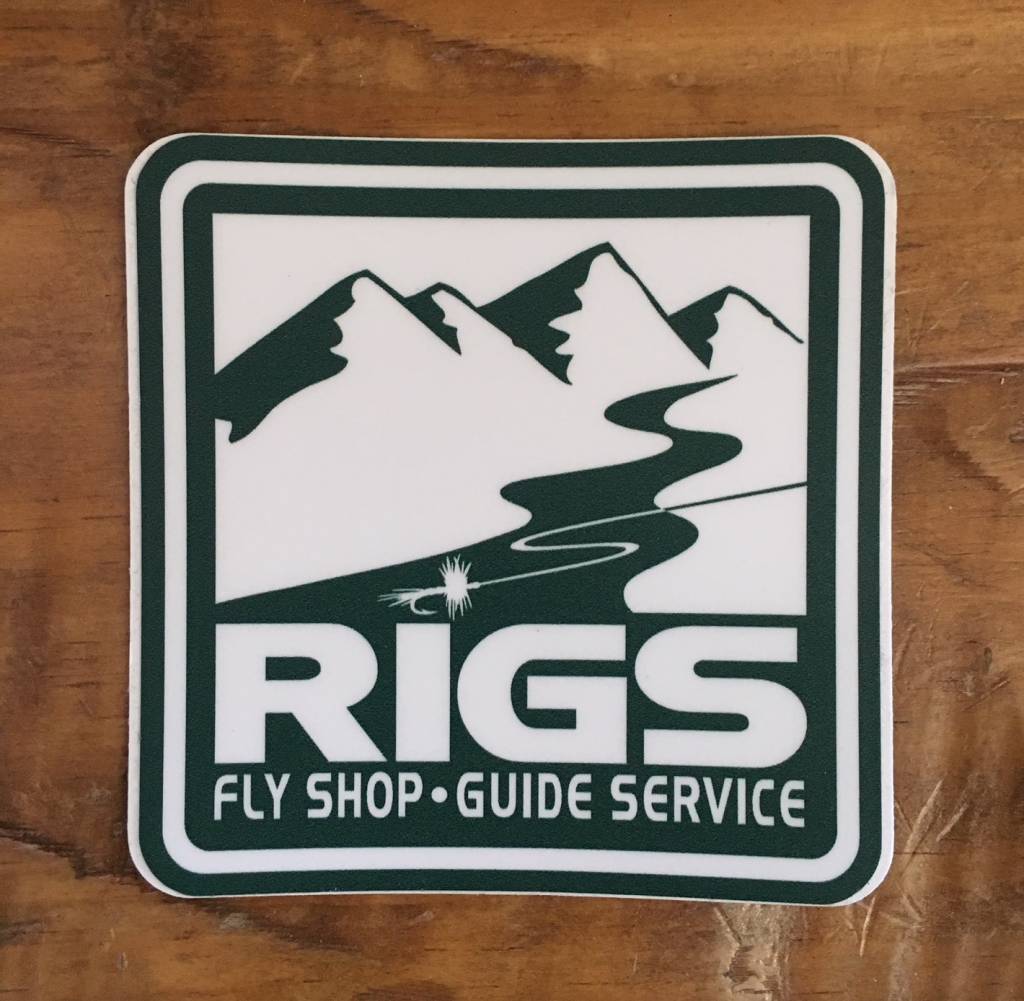 RIGS Fly Shop & Guide Service Logo Sticker