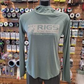 Free Fly Free Fly RIGS Logo Women's Bamboo Lightweight Hoodie II