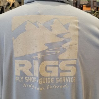 Free Fly RIGS Logo Men's Bamboo Lightweight Hoodie