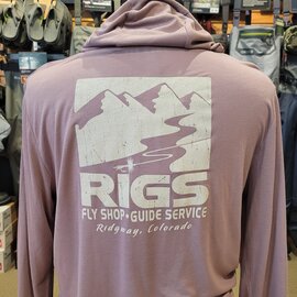 Free Fly Free Fly RIGS Logo Men's Bamboo Lightweight Hoodie