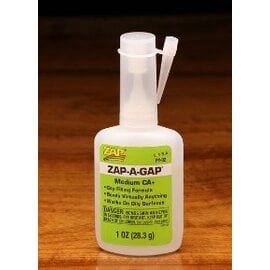Hareline Dubbin Hareline Dubbin Zap-a-Gap Ca Plus 1 Oz Green Bottle