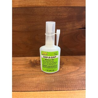 Hareline Dubbin Zap-a-Gap Ca Plus 1 Oz Green Bottle