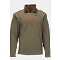 Simms Fishing RIGS Logo M's Thermal Qtr Midlayer Zip Top