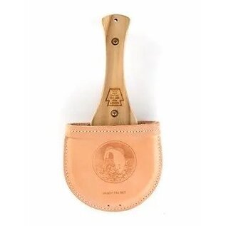 Handy Pack Net Vintage Series Teak Wood / Leather Pouch