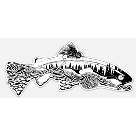 Nate Karnes The Remedy - Elements of Fly Fishing Decal