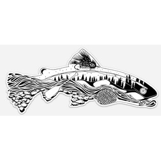 Nate Karnes The Remedy - Elements of Fly Fishing Decal