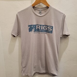 RIGS Logo Sueded Short Sleeve Crew