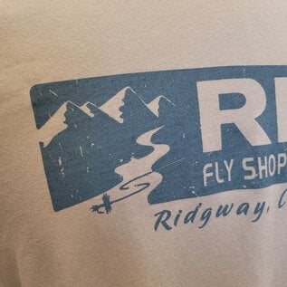 RIGS Logo Sueded Short Sleeve Crew