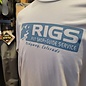 RIGS Logo Sueded Short Sleeve Crew