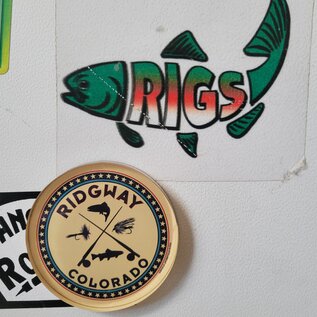 Ridgway Colorado Americana Fishing Magnet