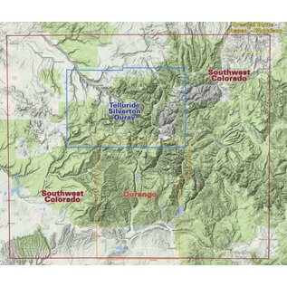 Telluride-Silverton -Ouray Trails Map