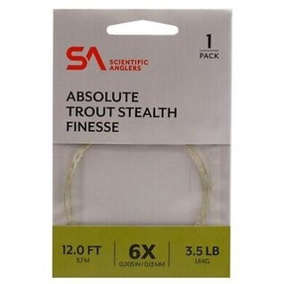 Scientific Anglers Absolute Trout Stealth Finesse Leader 12ft