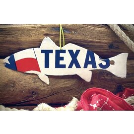 Cody's Fish Texas Redfish Christmas Ornament